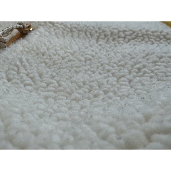 Fjallraven Women’s Vardag Pile Fleece Jacket Chalk White Yellow Large Full Zip - Picture 3 of 8